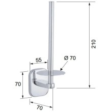 Держатель запасных рулонов Remer Suite SU62CR