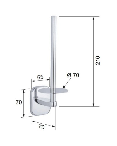 Держатель запасных рулонов Remer Suite SU62CR