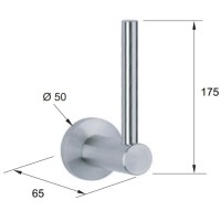 Держатель запасных рулонов Remer Minimal Inox MI62INOXCR