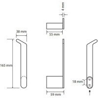 Держатель запасного рулона Bemeta Organic 157112031 Хром