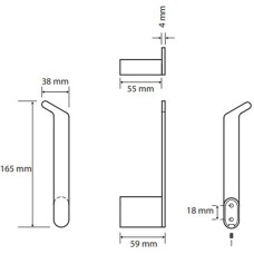 Держатель запасного рулона Bemeta Organic 157112031 Хром