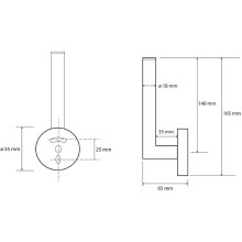 Держатель запасного рулона Bemeta Brilo 161112030 Золото