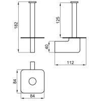 Держатель запасных рулонов Noken Urban-C N603470007