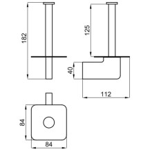 Держатель запасных рулонов Noken Urban-C N603470034