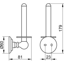 Держатель запасных рулонов KEUCO Astor 02163010000