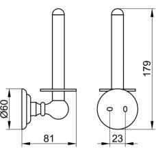 Держатель запасных рулонов KEUCO Astor 02163010000
