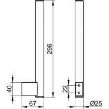 Держатель запасных рулонов KEUCO Plan 14963010002