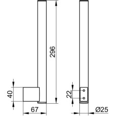 Держатель запасных рулонов KEUCO Plan 14963010002