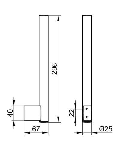 Держатель запасных рулонов KEUCO Plan 14963010002