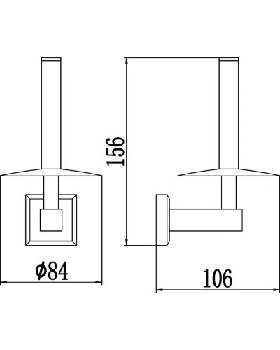 Держатель запасных рулонов Savol 95 S-009552-1