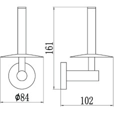 Держатель запасных рулонов Savol 87 S-008752-1
