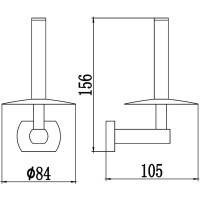 Держатель запасных рулонов Savol 99 S-009952-1