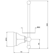 Держатель запасных рулонов Nicolazzi Teide 1497CR05