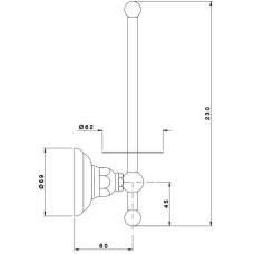 Держатель запасных рулонов Nicolazzi Le Pietre 1497CR09