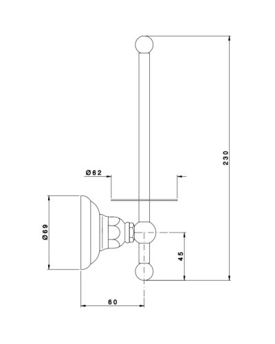 Держатель запасных рулонов Nicolazzi Le Pietre 1497CR09