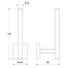 Держатель для запасных рулонов IDDIS Edifice EDISBS0I43