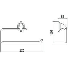 Держатель бумажных полотенец 25,2 см Savol 31 S-L03152