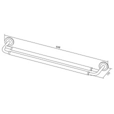 Держатель для полотенец AM.PM Serenity A40336400 Хром