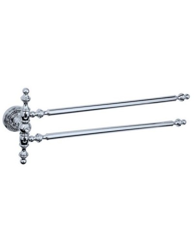 Полотенцедержатель Boheme Brillante 10442 двойной Хром