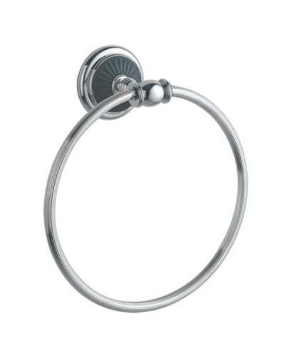 Кольцо для полотенец Boheme Vogue Nero 10185 Хром