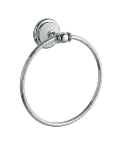 Кольцо для полотенец Boheme Vogue Bianco 10135 Хром