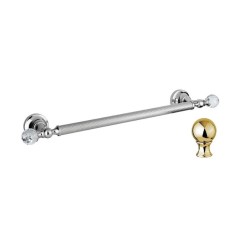 Полотенцедержатель золото 24 карат, металл Cezares Olimp OLIMP-TH05-03/24-M