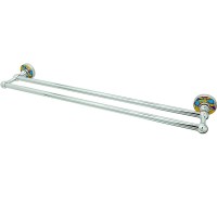Полотенцедержатель WasserKRAFT Diemel K-2240 двойной Хром