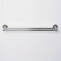 Полотенцедержатель WasserKRAFT Diemel K-2240 двойной Хром