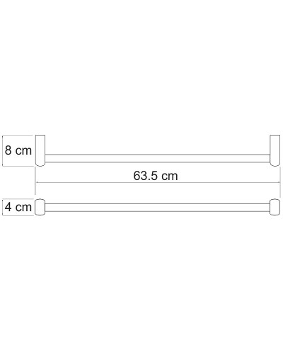 Полотенцедержатель WasserKRAFT Berkel K-6830 Хром