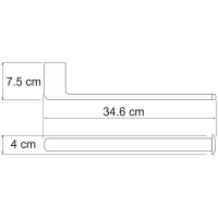 Полотенцедержатель WasserKRAFT Berkel K-6851 Хром