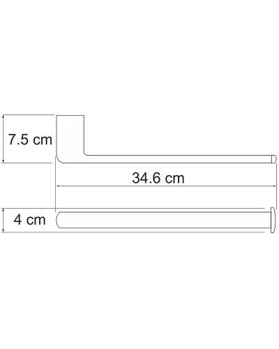 Полотенцедержатель WasserKRAFT Berkel K-6851 Хром