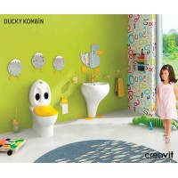 Кольцо для полотенец Creavit Ducky BR20210Y Желтое