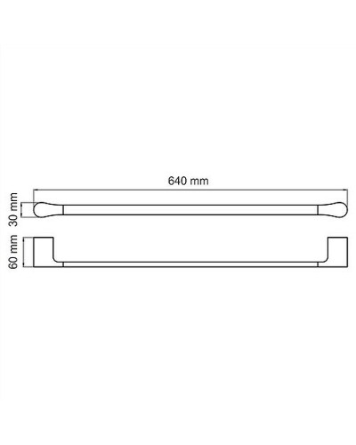 Полотенцедержатель WasserKRAFT Aisch K-5930 Золото матовое