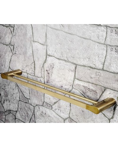 Полотенцедержатель WasserKRAFT Aisch K-5940 двойной Золото матовое