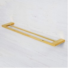 Полотенцедержатель WasserKRAFT Sauer K-7940 двойной Золото