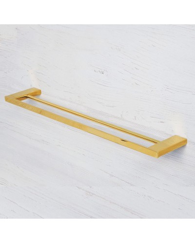 Полотенцедержатель WasserKRAFT Sauer K-7940 двойной Золото