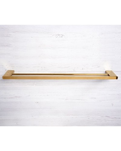 Полотенцедержатель WasserKRAFT Sauer K-7940 двойной Золото