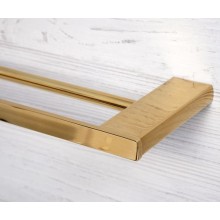 Полотенцедержатель WasserKRAFT Sauer K-7940 двойной Золото