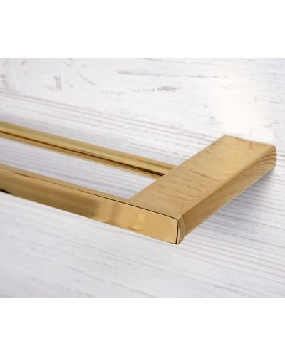 Полотенцедержатель WasserKRAFT Sauer K-7940 двойной Золото