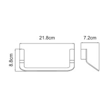 Полотенцедержатель WasserKRAFT Sauer K-7960 Золото