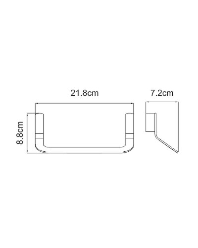 Полотенцедержатель WasserKRAFT Sauer K-7960 Золото