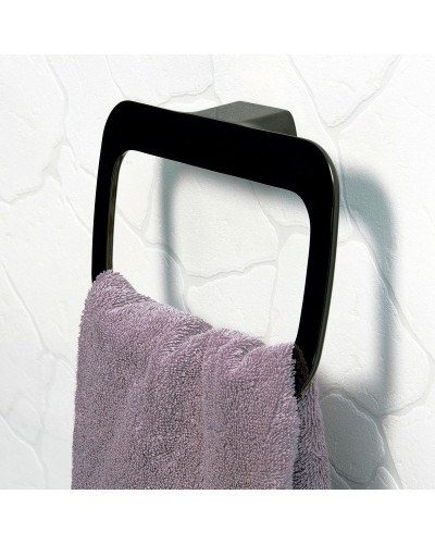 Кольцо для полотенец WasserKRAFT Glan K-5160 Черное глянцевое