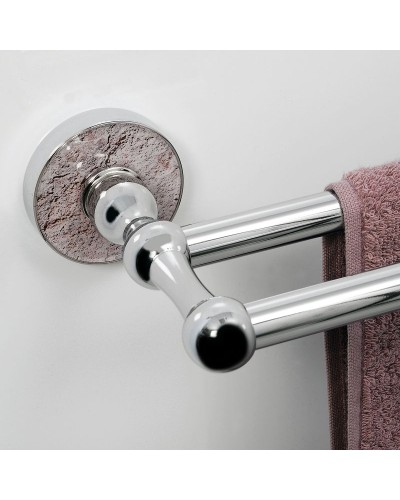Полотенцедержатель WasserKRAFT Nau K-7740 двойной Хром