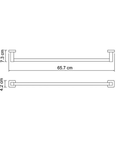 Полотенцедержатель WasserKRAFT Dill K-3930 Хром
