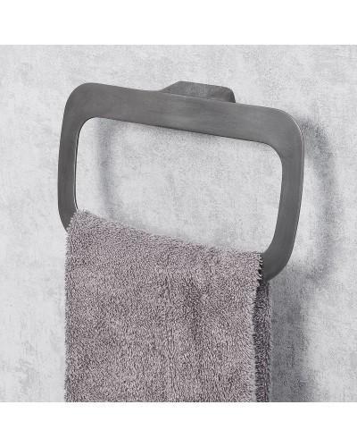 Кольцо для полотенец WasserKRAFT Wiese K-8960 Оружейная сталь