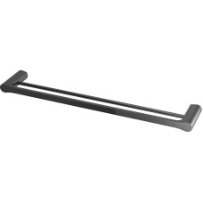 Полотенцедержатель WasserKRAFT Wiese K-8940 двойной Оружейная сталь