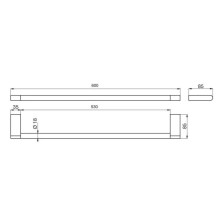 Полотенцедержатель 60 см Ideal Standard Connect N1387AA