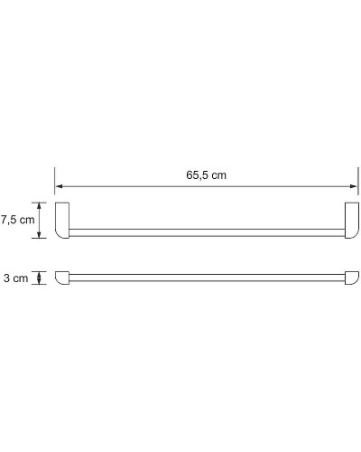 Полотенцедержатель WasserKRAFT Kammel K-8330 Хром
