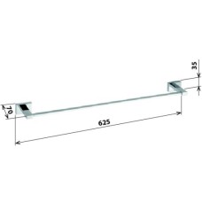 Держатель для полотенец Bemeta Plaza 118104042 Хром