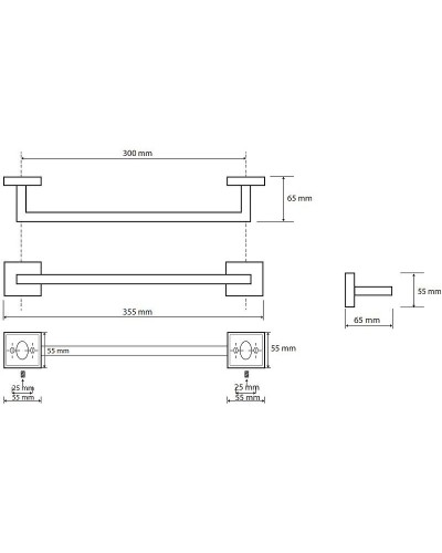 Полотенцедержатель Bemeta Beta 132204012 Хром